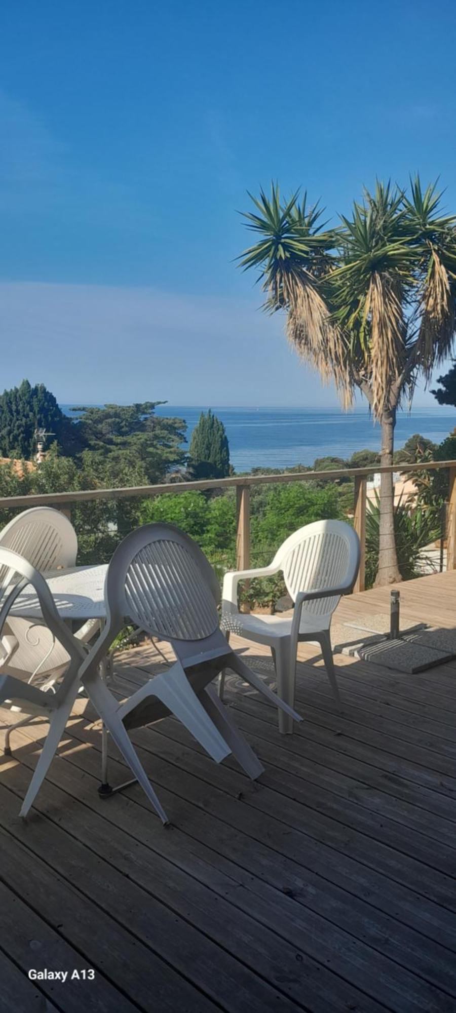 F3 Rdc Villa Vue Mer 180 Face A La Pointe De Giens Carqueiranne Quarto foto